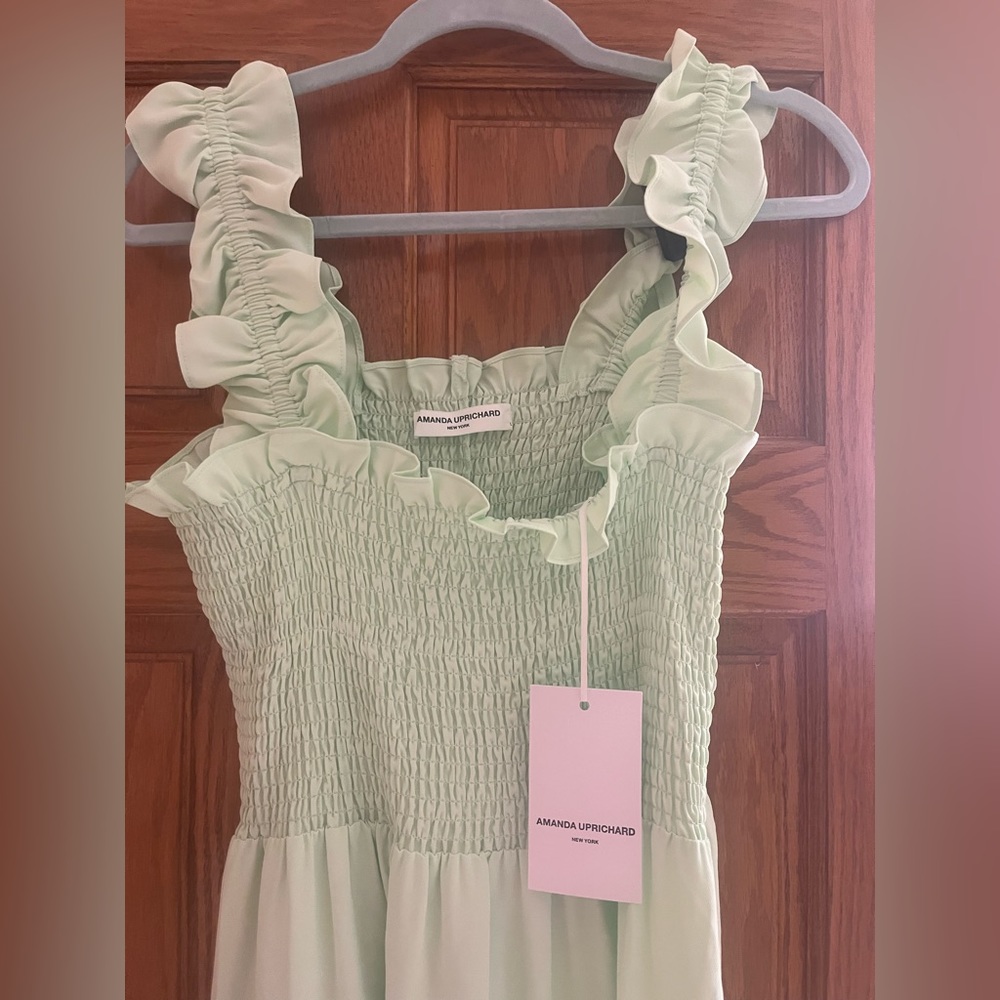 Amanda Uprichard Adelene Midi Dress Size Large - Picture 4 of 5